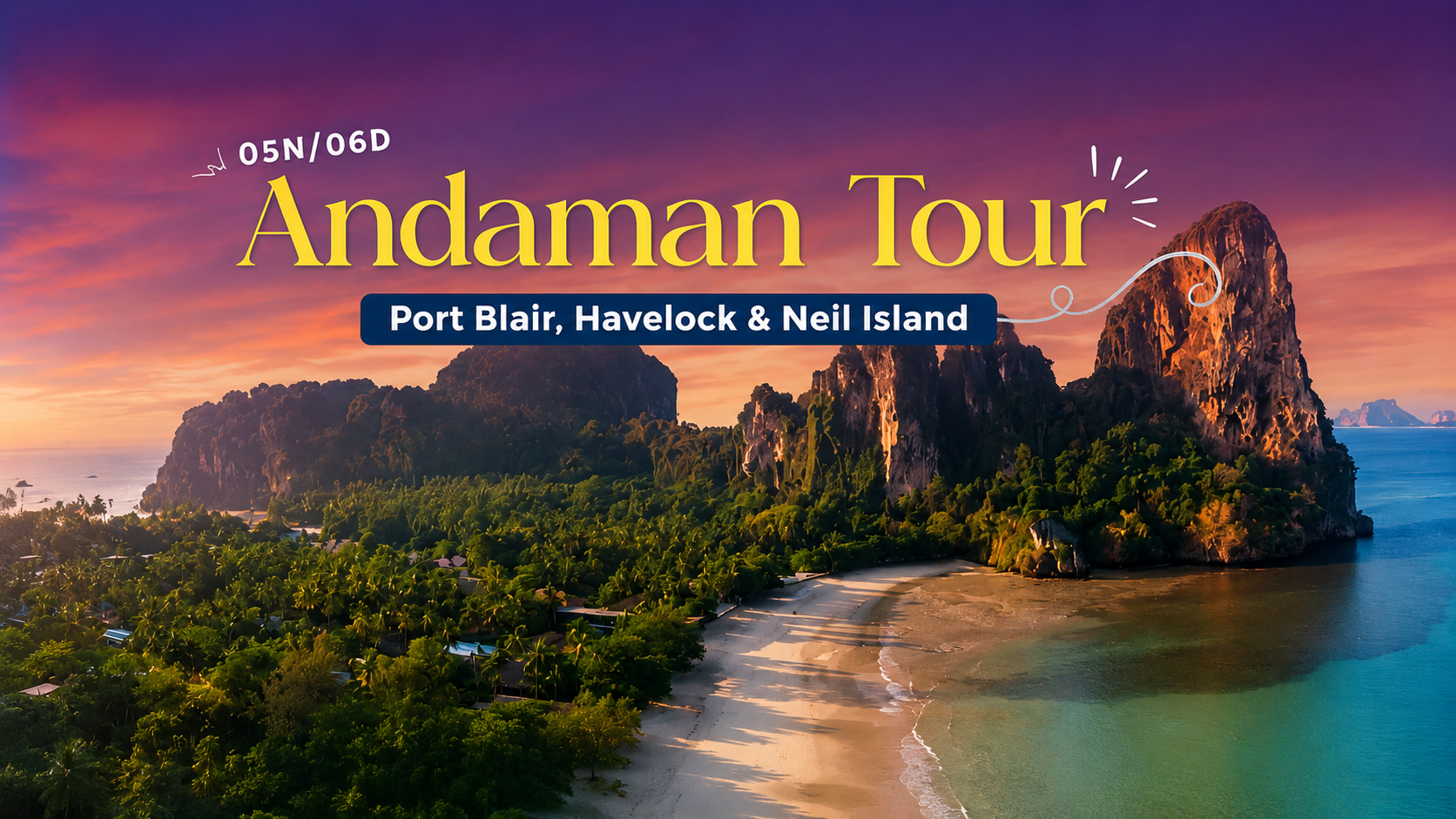 HONEYMOON ANDAMAN PACKAGE(05NIGHTS ,06DAYS)