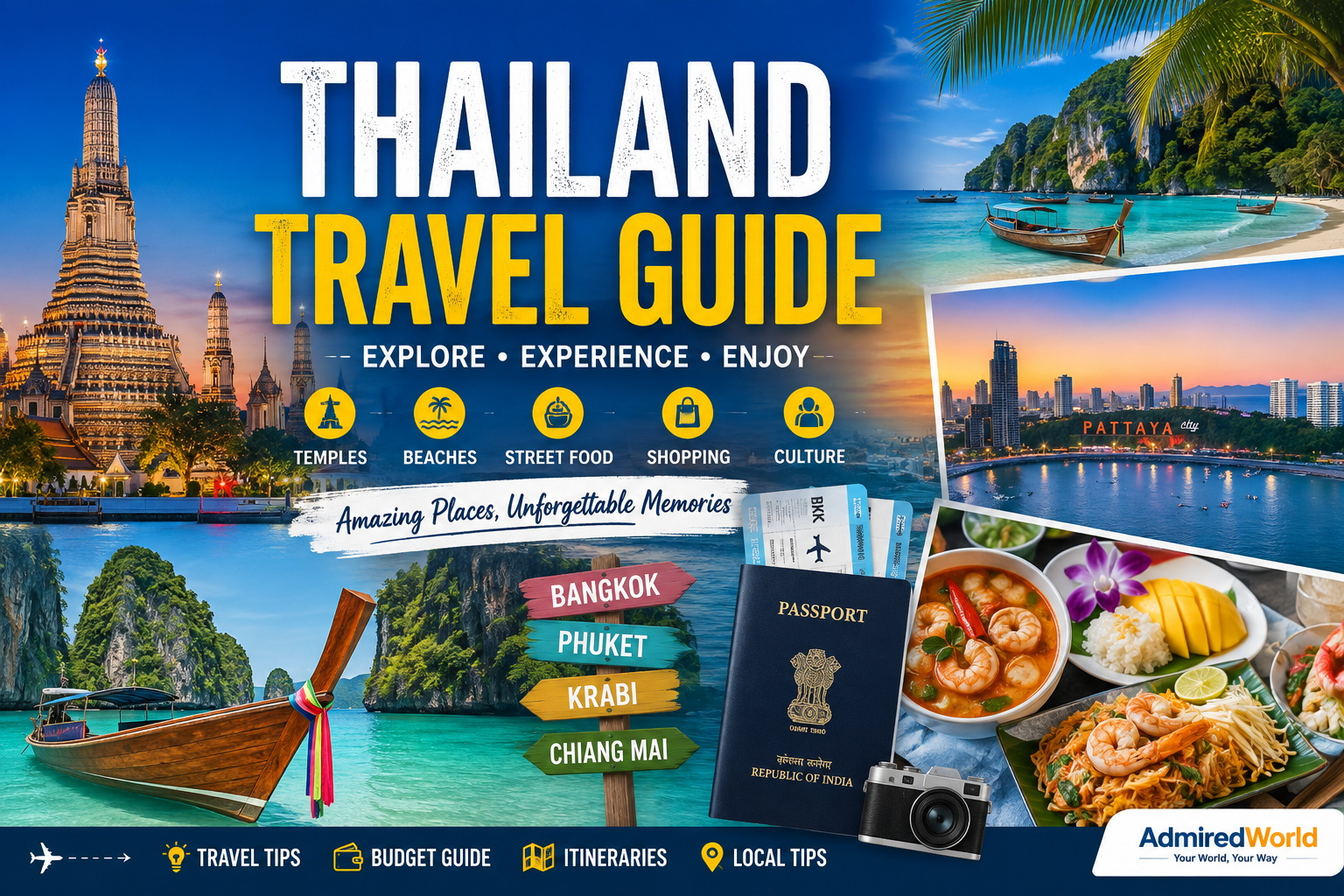 Thailand Trip Cost 2026 from India – Complete Guide (Flights, Hotels, Visa, Food & Itinerary)- Part 1